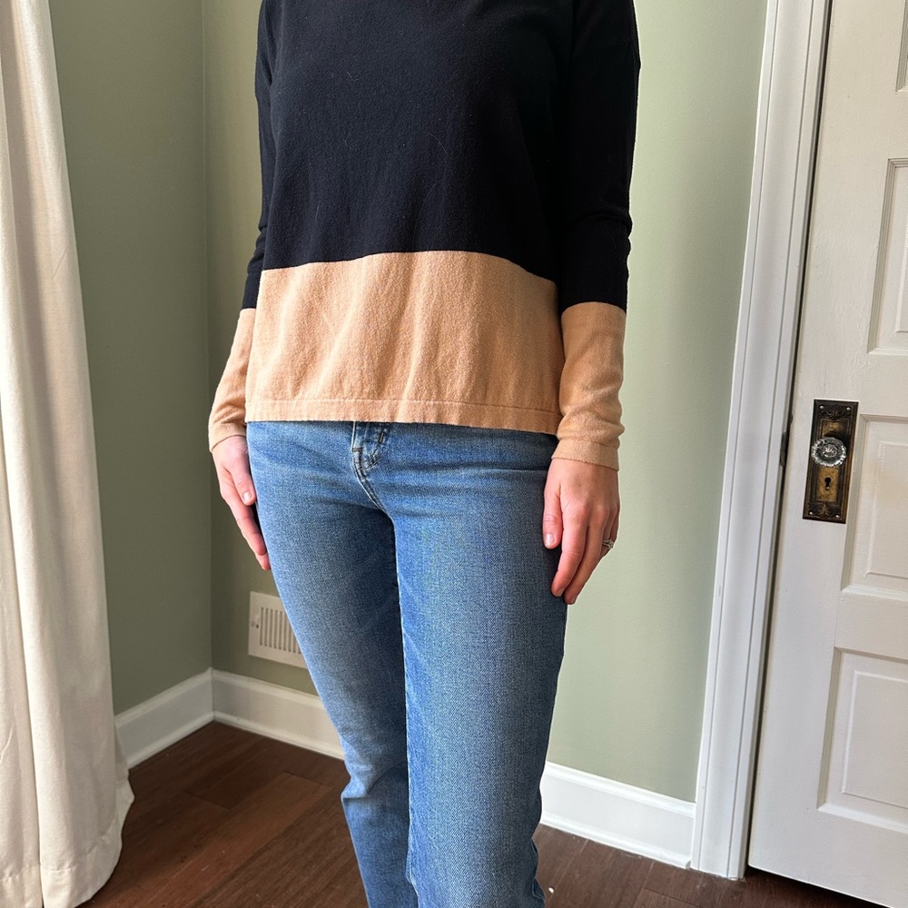 French Connection color block sweater
